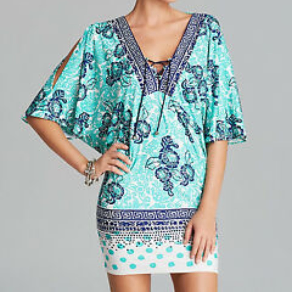 Nanette Lepore Batiki Print Cover-Up Tunic